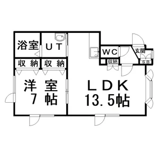 パリクリスタル愛国1号館【1階】の間取り