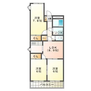 SummerWind【1階】の間取り