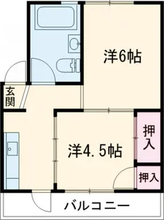 メゾン城南【3階】の間取り