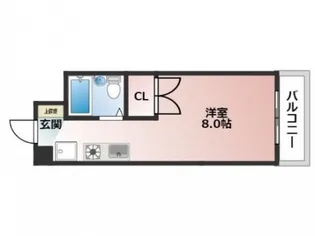 クレスト曽根【1階】の間取り