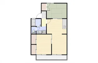 レジデンスオリーブA【1階】の間取り