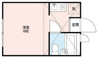 リバーサイド四つ木【2階】の間取り