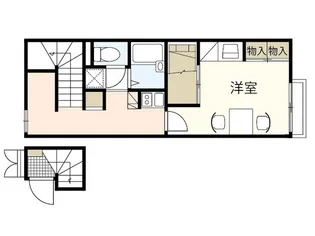 レオパレスフクシマ【2階】の間取り