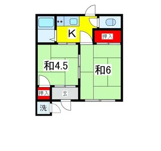 蓮沼住宅【1階】の間取り