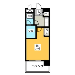 ライオンズマンション泉第2【9階】の間取り