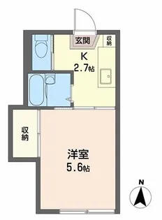 フォーブル森田【1階】の間取り