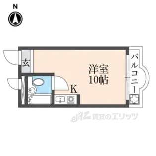 奈良アサカハイツ東【2階】の間取り