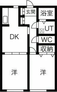 オーキットコートABCD棟【1階】の間取り