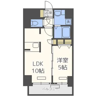 CAVANA梅田北【10階】の間取り