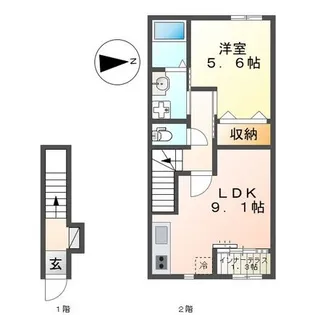 ククナSO【2階】の間取り