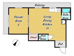 メゾン緑ヶ丘【3階】の間取り