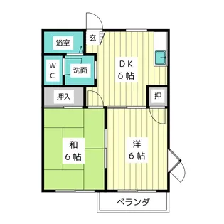 クレール牧の里 A棟【2階】の間取り