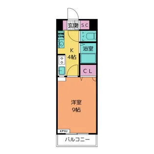 ガーデンパレス新明【2階】の間取り