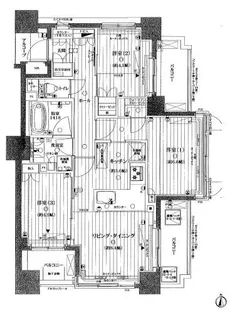 神奈川県横浜市鶴見区豊岡町【マンション】の間取り