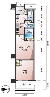 パレステージ文京江戸川橋【3階】の間取り