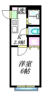 メゾンフェニックス【1階】の間取り