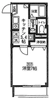 メイプル コート 駒沢【2階】の間取り