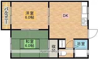 ビーフリーML A【2階】の間取り