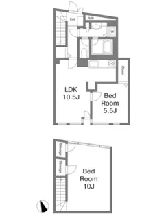 目白台ビル【2階】の間取り