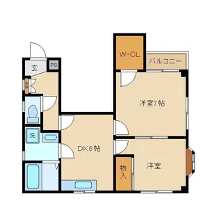 グレースパレス【2階】の間取り