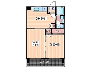 広島県広島市中区大手町3【マンション】の間取り