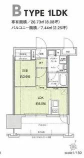 ドゥーエ赤坂【12階】の間取り