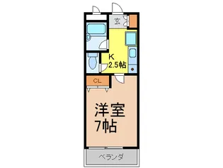 アゴラ葵【2階】の間取り