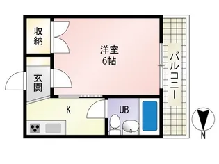 東雲ハイツ【1階】の間取り
