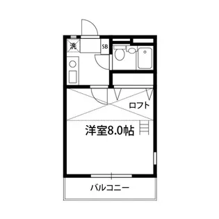 ヴィラリスヴラン【1階】の間取り