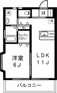 カーサ・アダージョ【2階】の間取り