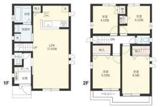 東京都国立市泉3【一戸建】の間取り