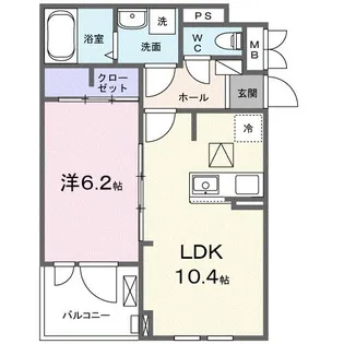 神奈川県綾瀬市寺尾台3【アパート】の間取り