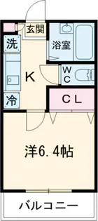 リリックコート梅田【1階】の間取り