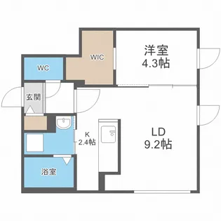 Polaris V【4階】の間取り