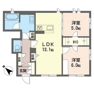 埼玉県さいたま市緑区大字大門【アパート】の間取り