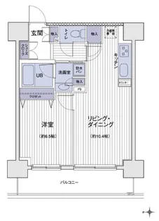 東京都江東区大島5【マンション】の間取り