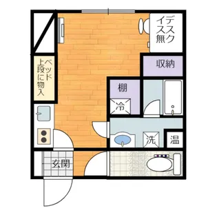 ポラリスIII 2階【2階】の間取り