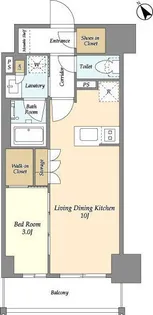 テラス横浜鶴見【11階】の間取り