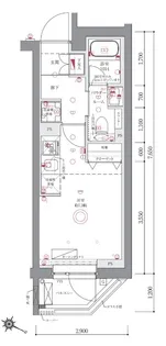 AZEST阪東橋II【4階】の間取り