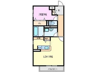 La Quadrifoglio【3階】の間取り