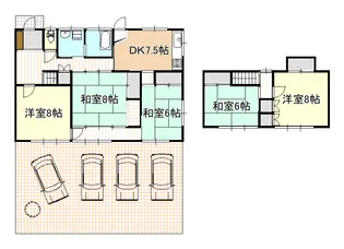 岡山県岡山市東区広谷【一戸建】の間取り