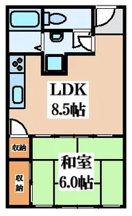 ダイワ高井田ビル【4階】の間取り