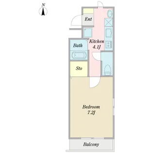プレジール桜台【3階】の間取り