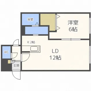 サンスタスィオン【4階】の間取り
