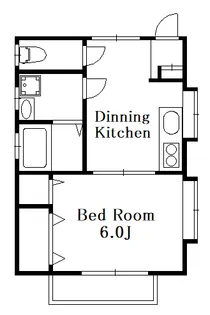 東京都杉並区高円寺南1【アパート】の間取り