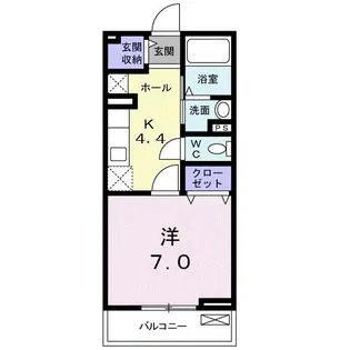 Charme金屋【2階】の間取り