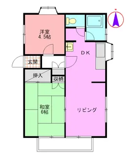 コーポ・コマ【2階】の間取り