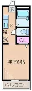 神奈川県川崎市中原区木月3【アパート】の間取り