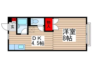 ベルメゾン鷺沼【2階】の間取り