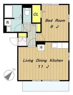 グリーンパレス【2階】の間取り